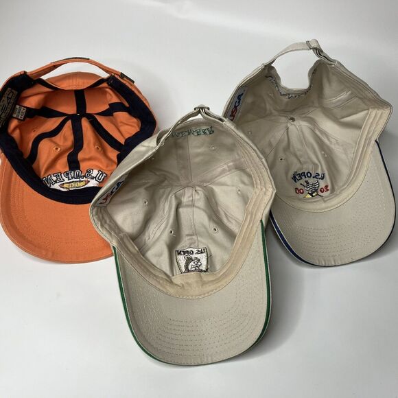 US Open Golf Hat Lot of 3 Bethpage Black 2002 Winged Foot 2006 Oakmont 2007 - Picture 3 of 9
